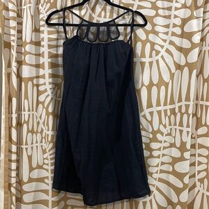 BCBGeneration Women's Halter Dress Size Small Sleeveless Scalloped Neck BCBG